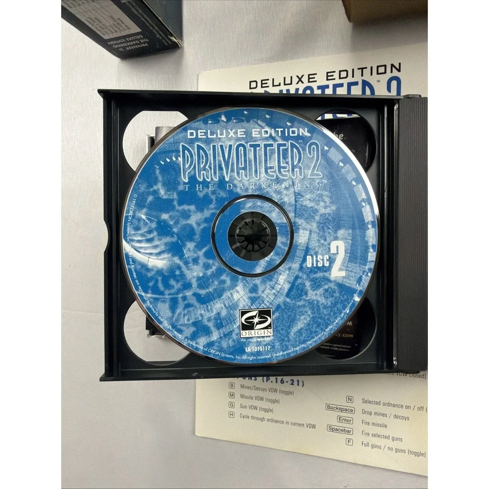 Privateer 2: The Darkening 1996 Big Box Vintage PC CD-ROM (RARE) READ